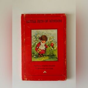 Vintage Hallmark Red Hardcover Book with Small Logo